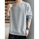 thumbnail image 3 of Camisetas para hombre, cuello redondo, ropa masculina de lujo, 2024, ajuste regular, sudaderas de algodón, invierno, otoño, coreano, tops de poliéster, 3 of 4