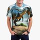 thumbnail image 1 of Balery Lake Forest Dinosaur A Camisa Polo de Hombre con Estampado, de Manga Corta y Tejido Medio, Camisa Tipo Golf Polo-Small, 1 of 6