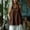 Brown, variant on Jacenvly Women's Tops Clearance Women's Spring and Summer Lace Sleeve Round Neck Casual Solid Color Loose Linen Top Womens Sleeveless Tops Fitted