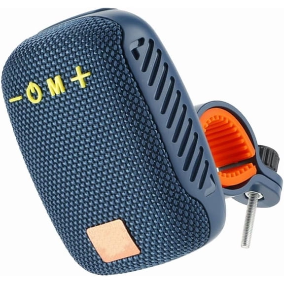 Portable Cycling Bluetooth Speaker, Ipx5 Waterproof Bike Speaker with Stereo & Fm Radio, Outdoor Portable Wireless Speaker for Bicycle/Scooter/Motorcycle Riding, Hiking, Camping