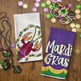 thumbnail image 6 of Mardi Gras Kitchen Towels for Mardi Gras Decor Crawfish Decorations Bes Dish Towels 18x26 Inch Bar Drying Cloth Tea Sign Hand Towel for Mardi Gras Carnival Decorations Set of 2, 6 of 6
