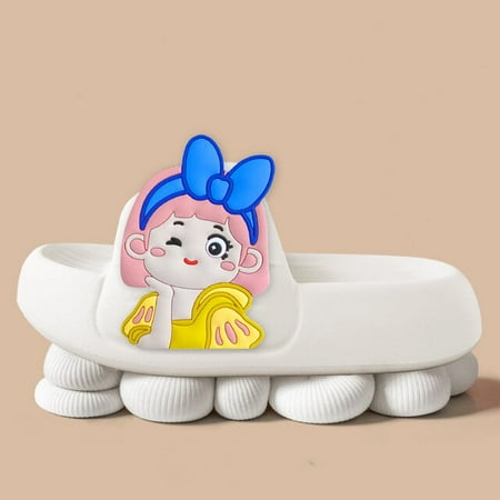 

CoCopeanut Cute Cartoon Rabbit Design Thick Sole Women Slippers Bathroom Beach Indoor Sandals 2022 Summer New Couple Slides Cool Shoes