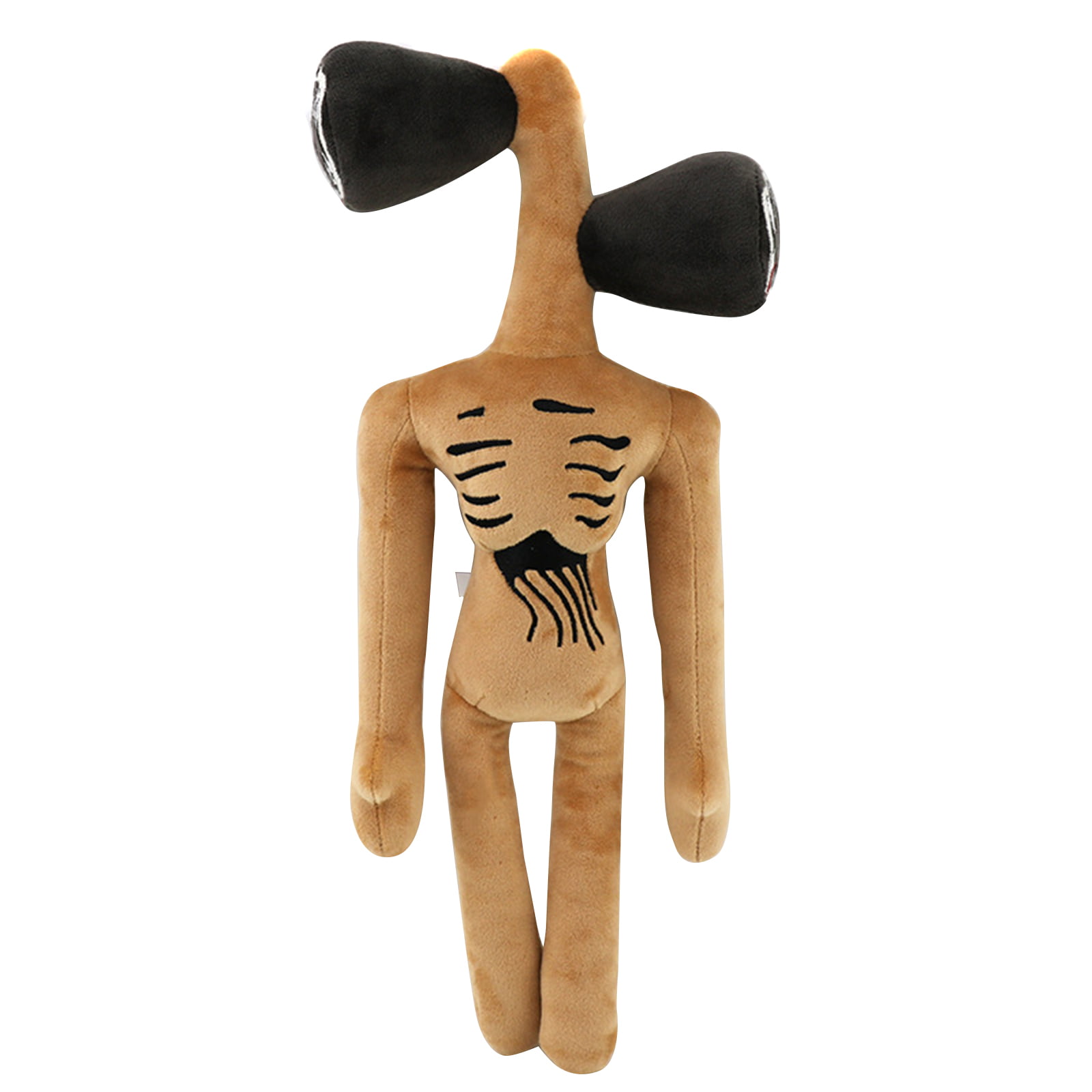 Cartoon Siren Head Horror Black Cat Plush Doll Stuffed Character Kids Gifts Toys 