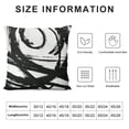 thumbnail image 5 of PHYHOO  Black and White Pillow Covers tract Art Line Modern Minimalist Style Print Decorative Throw Pillows Rustic Farmhouse Cushion Case Decor for Couch Sofa Bed, 5 of 5