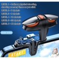 thumbnail image 2 of Controlador de juego de gatillo móvil PUBG, disparo rápido de clic automático de alta frecuencia de 5 niveles, gatillo de gatillo L1R1 Disparador de teléfono móvil Gamepad Joystick para A, 2 of 5