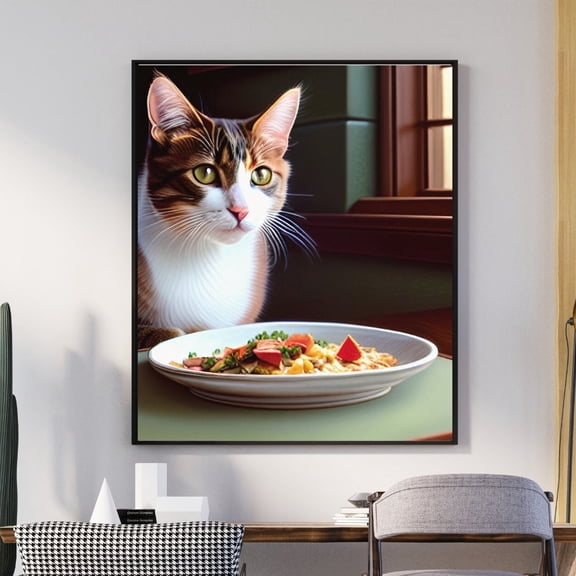 The Aristocat - Cat Portrait Canvas Wall Art