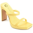 thumbnail image 1 of Journee Collection Womens Naivee Tru Comfort Foam Open Square Toe Platform Heel Sandals, 1 of 6
