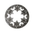 thumbnail image 3 of Velas perfumadas mayimx Adorno de vela cubierta de nieve plata, 3 of 9