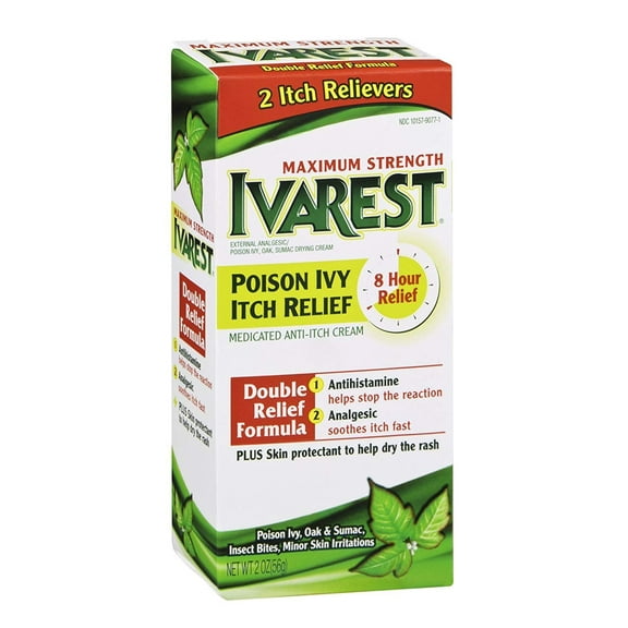 Ivarest 8 Hour Maximum Strength Anti - Itch Cream - 2 Oz