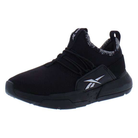 Reebok Loop Boys Shoes Size 3, Color: Black/Silver