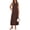 Bm 01 Dark Coffee, variant on Women's 2 Piece Skirt Sets Casual Matching Lounge Sets Summer Vacation Outfits Sleeveless Tank Top Midi Dress Sets with Pockets S-2XL