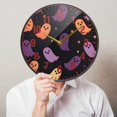 thumbnail image 6 of Yayeee Wall Clock Battery Operated 9.5" Silent Non-Ticking for Living Room, Halloween Purple Ghosts, 6 of 8