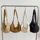 thumbnail image 4 of Bolso bandolera de mujer de primavera, de gran capacidad, con correa de hombro ancha, de nailon, 4 of 4
