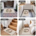 thumbnail image 6 of Easter Day Door Mat Indoor Outdoor,Farmhouse Country Easter Eggs Rabbits Floral Non Slip Welcome Mat with Rubber Backing,Absorbent Front Door Mats Entryway Rug for Home Patio Entrance 20"x31.5", 6 of 9