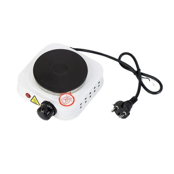 500W Electric Stove Hot Plate Iron Burner Home Kitchen Cooker Coffee Heater Household Cooking Appliances EU Plug White