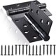 thumbnail image 1 of Stainless Steel Door Hinge, 2 Pcs Door Hinges Folding Hinges Stainless Steel Hinges 3mm Thickness Hinge, For Interior Solid Doors (black) Shibaod, 1 of 5