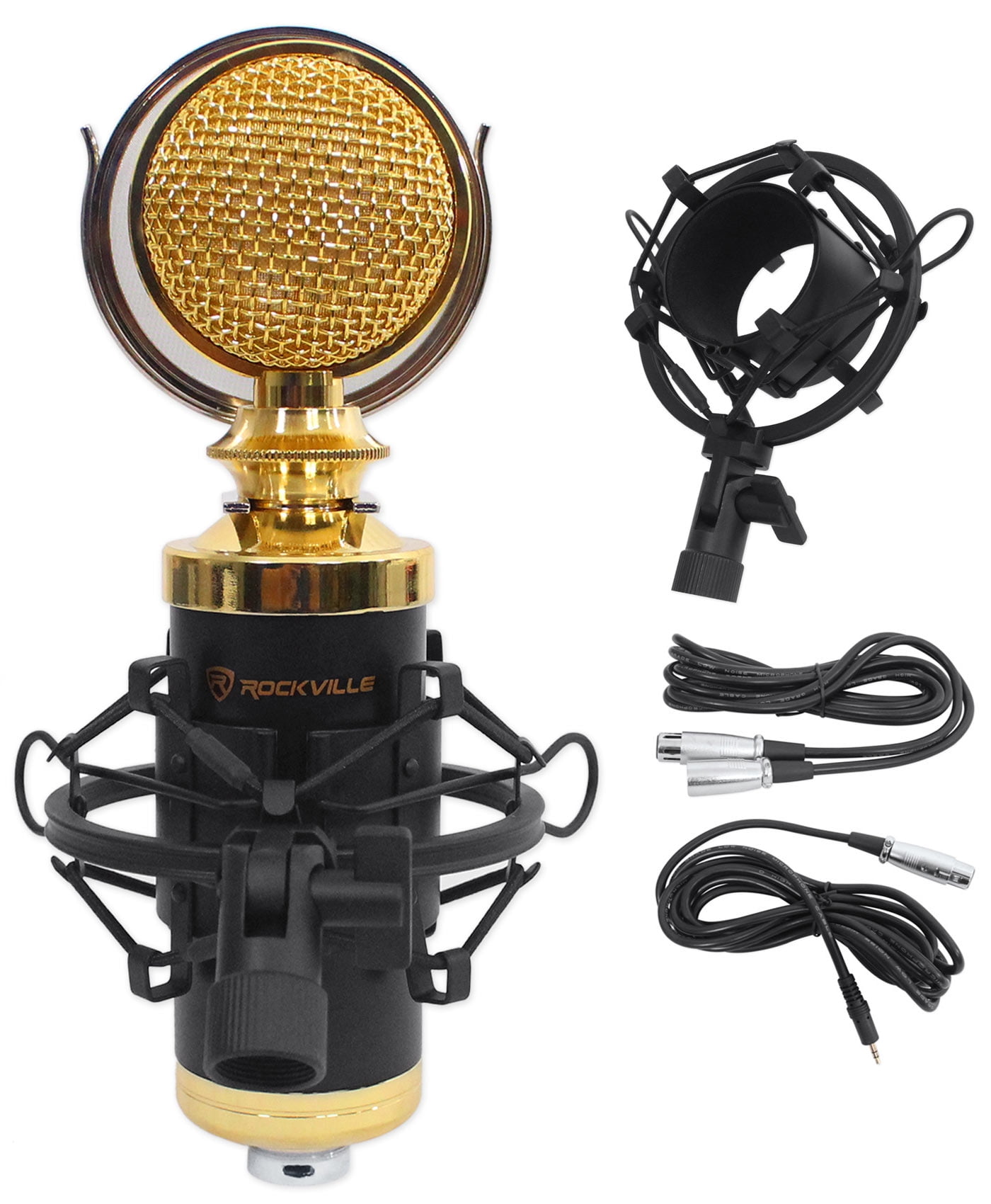 Soundcraft 4-Person Podcast Podcasting Recording Kit w/Mics+Headphones+Tripods