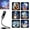A, variant on 5D Plug and Play Christmas Projector - Six Styles Smart Dynamic Night Light, 360掳 Rotating USB Powered Projector for Bedroom, Gaming Room, Car Interior Roof, Christmas