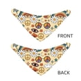 thumbnail image 6 of Kll 70s Hippie Style Dog Bandanas,Triangle Reversible Pet Scarf For Small Medium Large And Extra Large Dogs-Large, 6 of 7