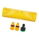 thumbnail image 5 of Manguera de jardín en espiral, manguera de agua para césped portátil para exteriores con conector rápido flexible para grifos, patios, camiones, Amarillo, 5 of 8
