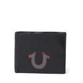 thumbnail image 1 of TRUE RELIGION Sizer Horseshoe Leather Billfold Wallet In Black, 1 of 2