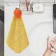 thumbnail image 5 of (Yellow) Cute hanging towel - Decorative bathroom towel - Soft absorbent quick drying towel for kids, 5 of 5