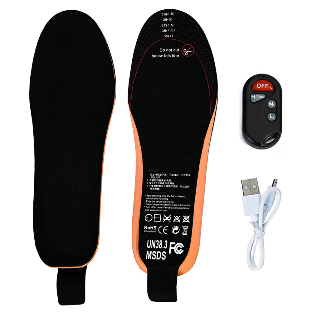 ThermaCELL ProFLEX Remote-Control Heated Insoles Bundle with Extra Battery Pack, 