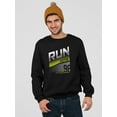 thumbnail image 2 of Push Yourself '98 Sweatshirt Men - Men Sweatshirt, Black, 3XL, 2 of 4