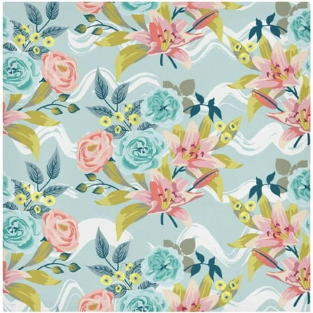 

Hyjoy 4 Pack Abstract Spring Wildflowers Satin Napkin Square 20 Inches Table Napkins Soft Smooth Decorative Napkins for Wedding Banquet Party Decoration
