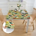 thumbnail image 2 of HAOXIT Autumn Pattern Square Tablecloth,Stain Wrinkle Resistant Reusable Washable Print,for Kitchen Camping Birthday Dining Dinner Outdoor(Multicolor) 52*52, 2 of 8