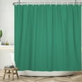 thumbnail image 4 of Lfeey Shower Curtain Waterproof Fabric, Bathroom Decorative Curtains with 14 Hooks, Green, 72"x78", 4 of 5