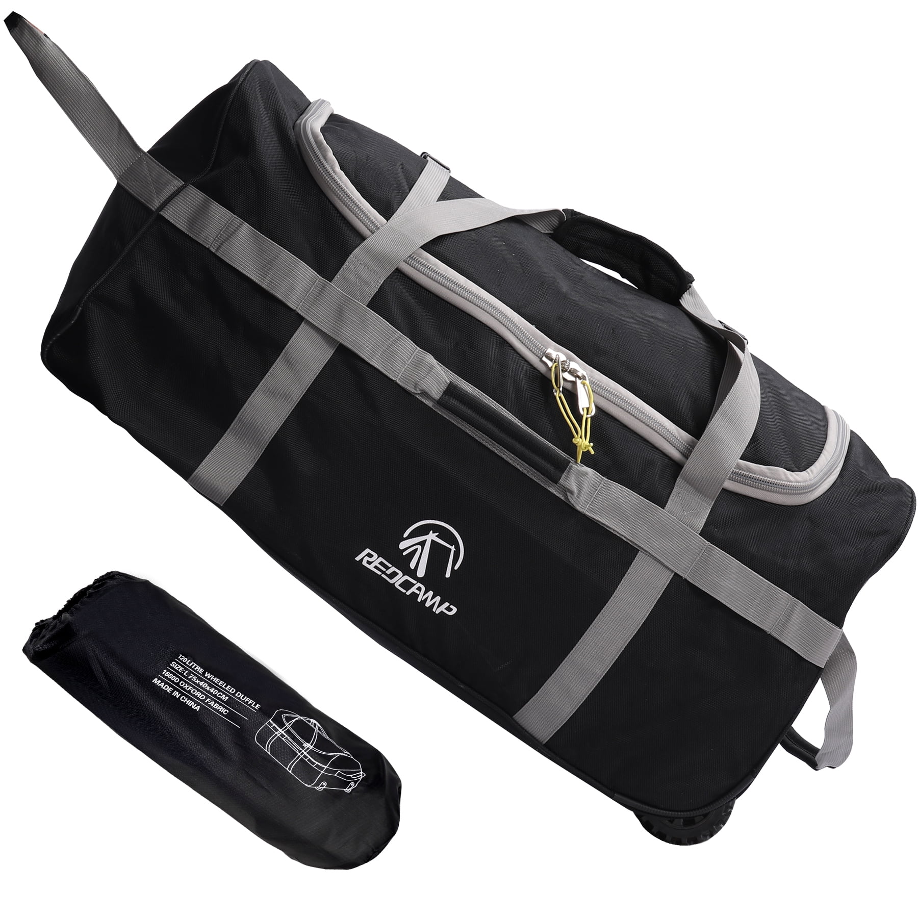 Customer reviews for REDCAMP Xlarge Foldable Roller Duffel Bag