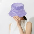 thumbnail image 2 of Unisex Tie-Dye Packable Bucket Hat - UPF 50+ Sun Protection Beach Hat with Foldable Brim for Men & Women, Summer Washed Baseball Cap for Travel, Fishing, Outdoor, 2 of 5