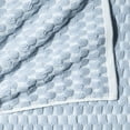 thumbnail image 4 of Beautiful by Drew Barrymore 6-Piece Staggered Tile Bath Towel Set, Soft 100% Cotton, Hydrangea, 4 of 4