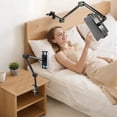 thumbnail image 5 of TSV Tablet Stand for Desk & Bed, 360° Adjustable Tablet & Phone Holder, Aluminum Tablet Arm Mount Compatible with 4"-13" iPad Pro/Air/Mini, iPhone, Galaxy Tab, 5 of 6