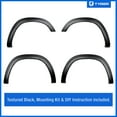thumbnail image 6 of Tyger Auto Fender Flares Compatible with 2019-2024 Ram 1500 (Not Fit 2019-2024 Classic; Rebel; Warlock; TRX), Fine-Textured Paintable Factory Style 4pc | TG-FF6D4328, 6 of 6