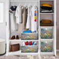 thumbnail image 6 of Foldable Fabric Storage Bin Home Cubes Clothing Organizer Bins Large Collapsible Box Basket for Home Organizer Vibrant Garden Filled, 6 of 7