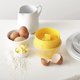 thumbnail image 5 of Filtro de clara de huevo, separador de huevos doméstico, múltiples orificios de fuga, cocina de plástico, prácticos utensilios de cocina para hornear pasteles, 5 of 5