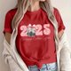 thumbnail image 2 of Camisetas de Manga Corta para Mujeres, Camiseta de Cuello Redondo Impresa de Moda, Primavera Y Verano Casual, 2 of 9