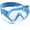1 Pack-blue, variant on Kids Swim Goggles Snorkel Diving Mask for Kids Youth 3-15, Knitted Fabric Strap, Anti-Fog 180° Clear View