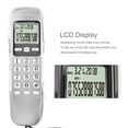 thumbnail image 3 of Fdit Mini Wall Telephone Home Office Hotel Incoming Caller ID LCD Display Landline Phone, Wired Telephone, Home Telephone, 3 of 8