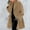 Khaki, variant on Uooqdmx Trench Coat Women Peacoat Womens Coat Winter Wool Coat Trench Jacket Warm Slim Long Overcoat Outwear Winter Coats for Women Black L
