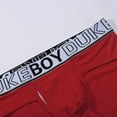 thumbnail image 3 of khonts,Men's Letter Printed Briefs Breathable Underwear Comfortable Soft Pouch Underpants Red XL, 3 of 6