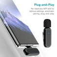 thumbnail image 4 of Mistaha Long Distance Wireless Microphone Set with Type-C Receiver and Charging Case - Black, 4 of 7