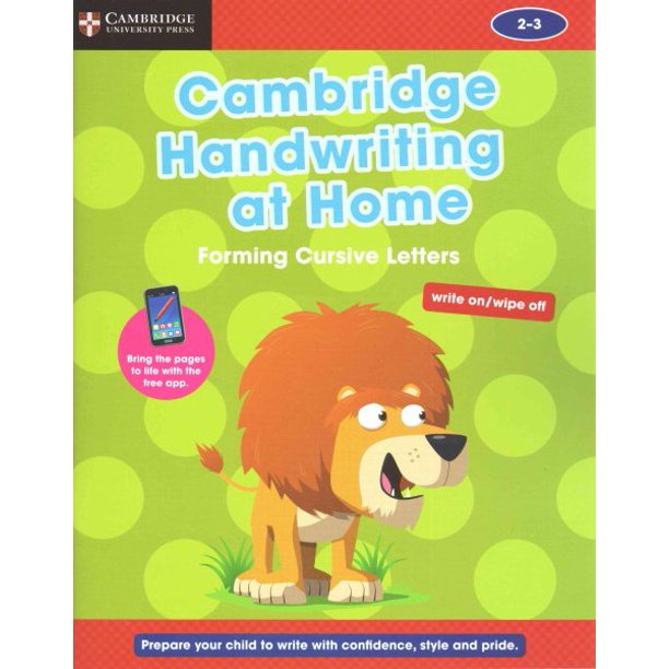 penpals for handwriting cambridge handwriting at home forming cursive letters paperback walmart com