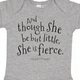 thumbnail image 4 of Inktastic Though She Be but Little Shakespeare Quote Boys or Girls Baby Bodysuit, 4 of 5