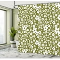thumbnail image 4 of Ambesonne Floral Shower Curtain, Daisy Blossom Spring Print, 69"Wx70"L, Fawn White, 4 of 4