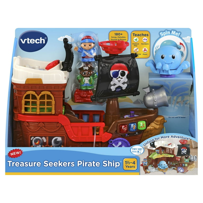 VTech Treasure Seekers Pirate Ship Creative Role Play Toy for Kids