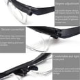 thumbnail image 4 of Gafas con esfera ajustable LIUYMXG Visión clara distancia de enfoque ajustable -6d a +3d, 4 of 5