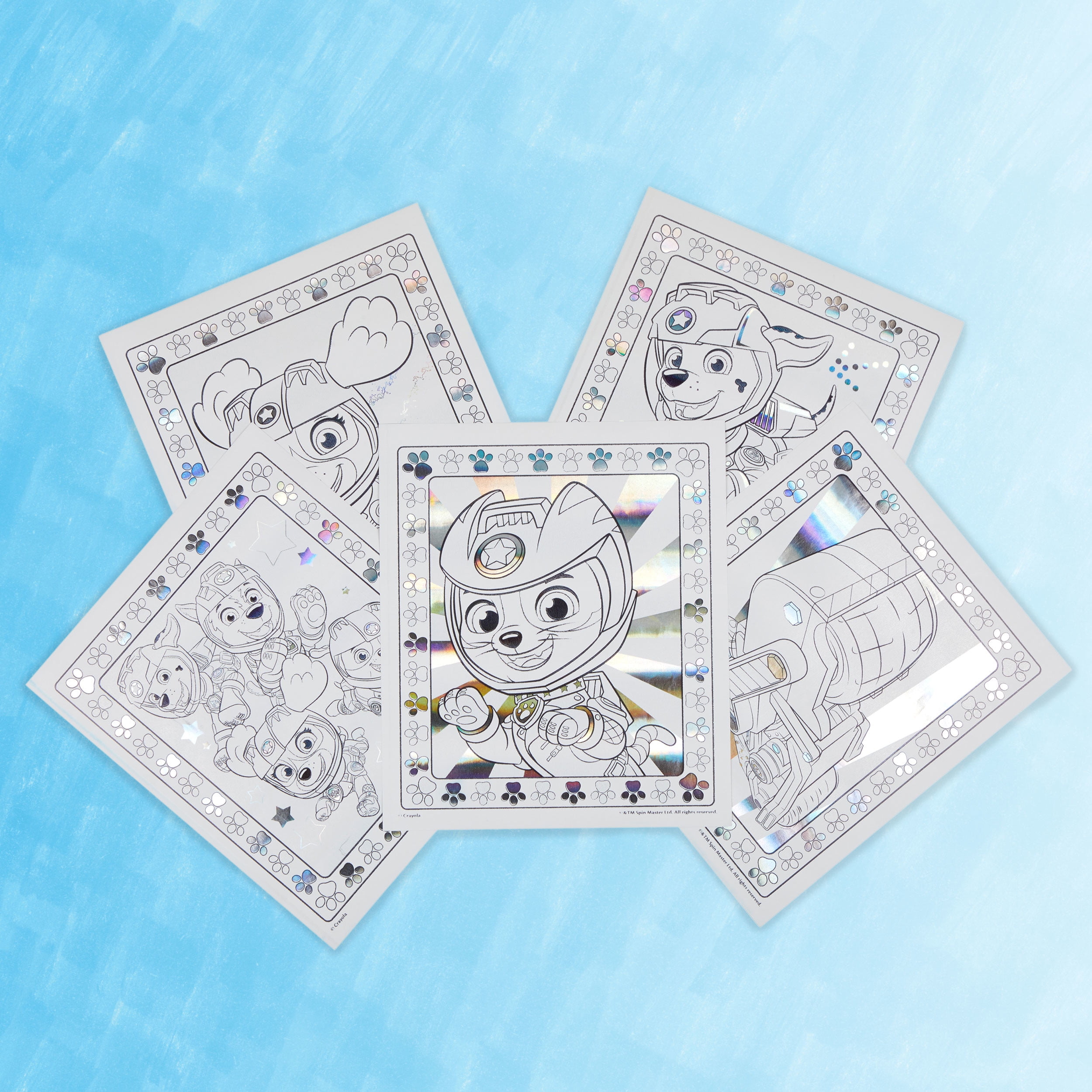Crayola Paw Patrol Color Wonder: Set Metallic Da Colorare Senza Macchie Per Bambini